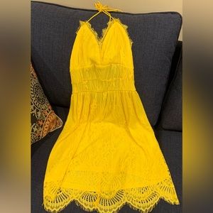 Yellow Lace Dress